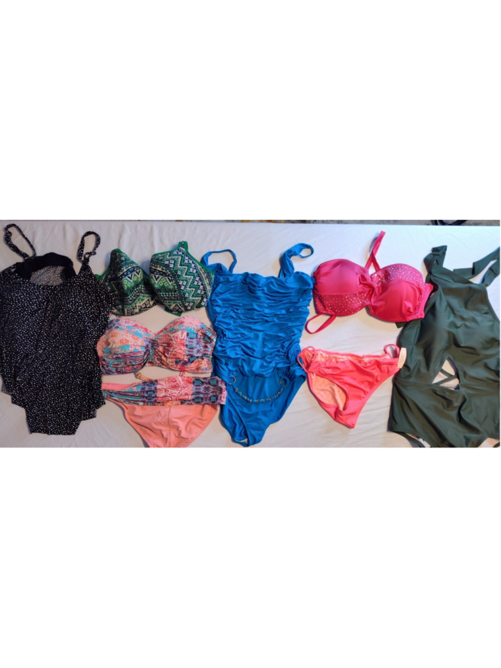 Lot of Women's Swimwear Various Sizes and Brands